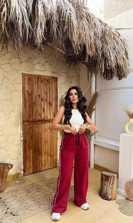 Plain Milton Pant - White Line