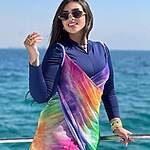 Digital Wrap Skirt