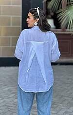 linen Chemise Rounded - Offwhite - Image 2
