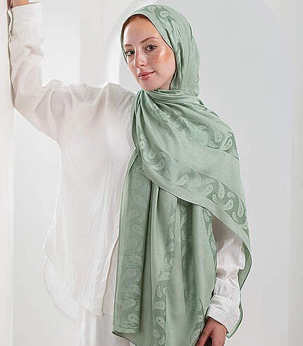 Linen Jacar Scarf