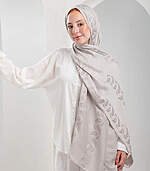 Linen Jacar Scarf