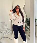 Linen jacket Highwaist - Image 4