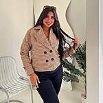 Linen jacket Highwaist