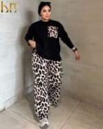 Tiger-pattern knit set - Image 3