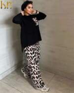 Tiger-pattern knit set - Image 4