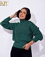 Embroidered knit sweater - Image 5