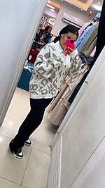 Leopard Knit Sweater - Image 2