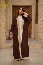 Linen Kaftan Gold Frame - Image 4