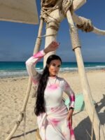 Pink Tie-dye Burkini