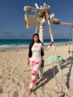 Pink Tie-dye Burkini - Image 3