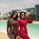 Burkini with Double brooch