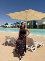 High-Waist Crepe Skirt - Image 7