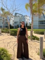 Striped wide-leg pant - Image 21