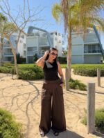 Striped wide-leg pant - Image 20