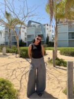 Striped wide-leg pant - Image 17