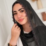 Thai Ruffled Hijab with Lace Detail ( Dirty Black )