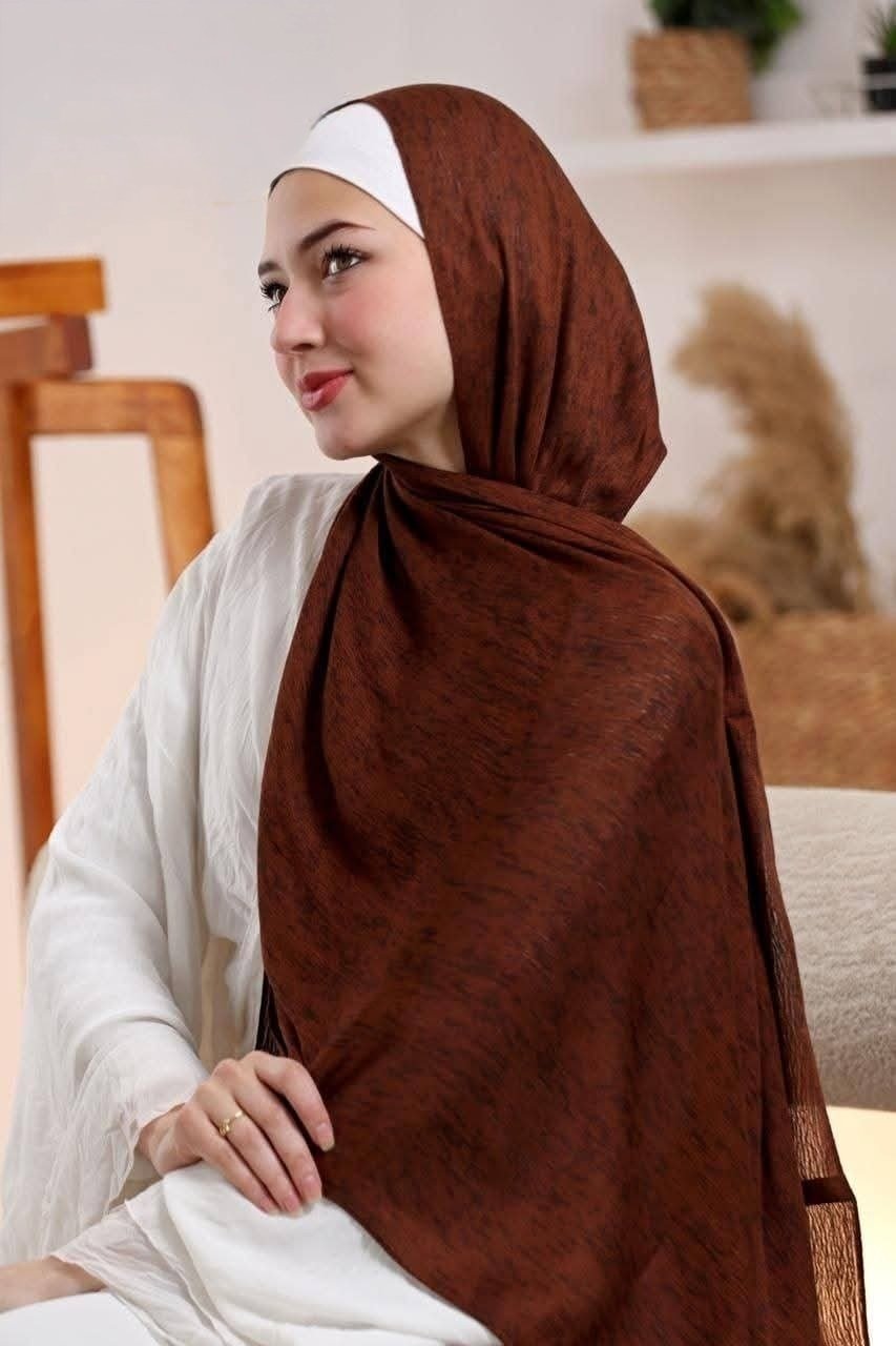 FB_IMG_1785638725417_edit_39018736902926 Ruffled cotton Scarf - Image 1