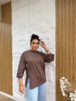 Side-Slit T-Shirt