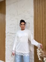 Lace Detail T-Shirt - Image 5