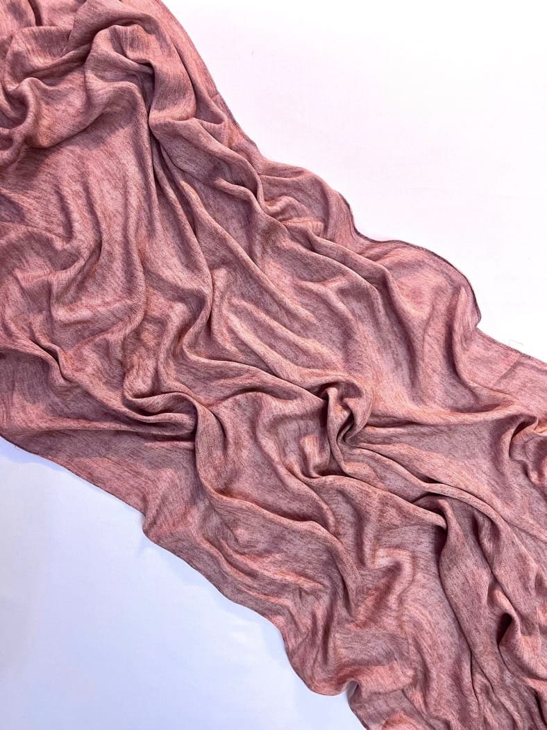 WhatsApp Image 2026-08-04 at 1.16.10 PM (1) Ruffled cotton Scarf ( Rose Gold) - Image 1