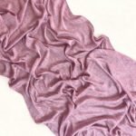 Ruffled cotton Scarf (Dusty Mauve)