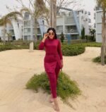 Burkini with hand made Flower - Image 3