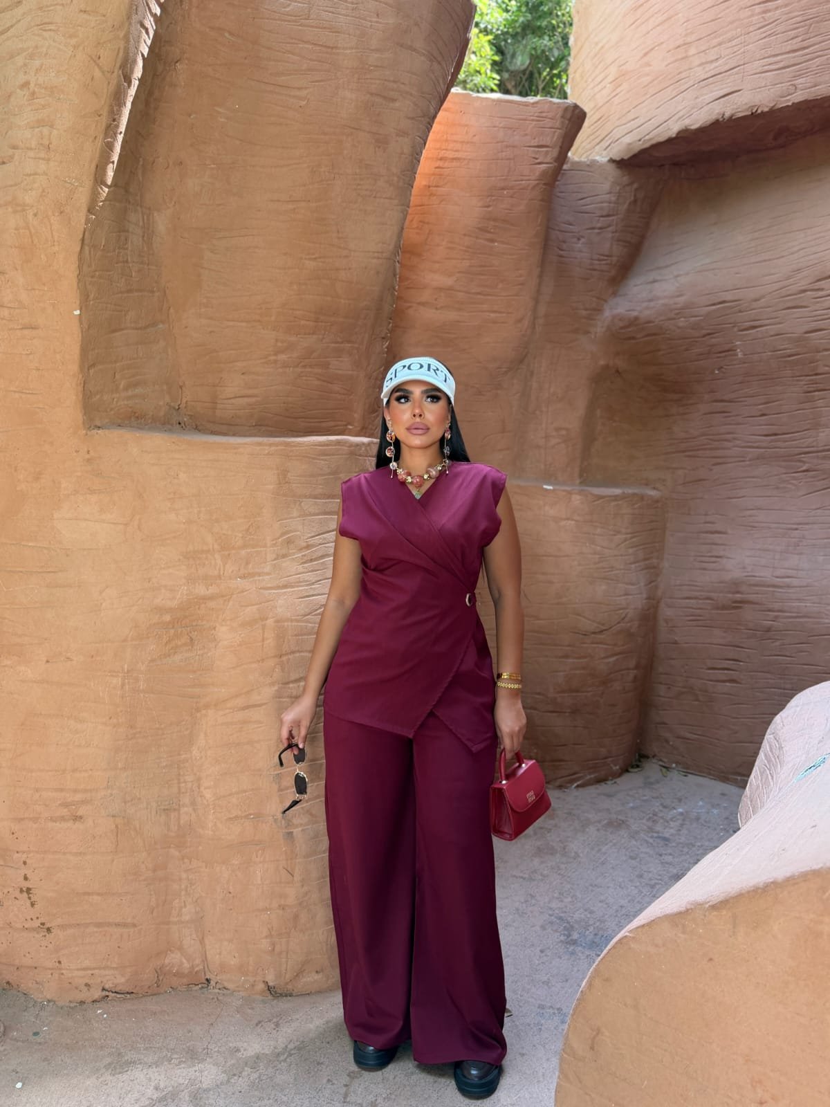 WhatsApp Image 2026-09-18 at 2.28.38 PM (3) Sleeveless Linen suit with Tie Waist - Image 1